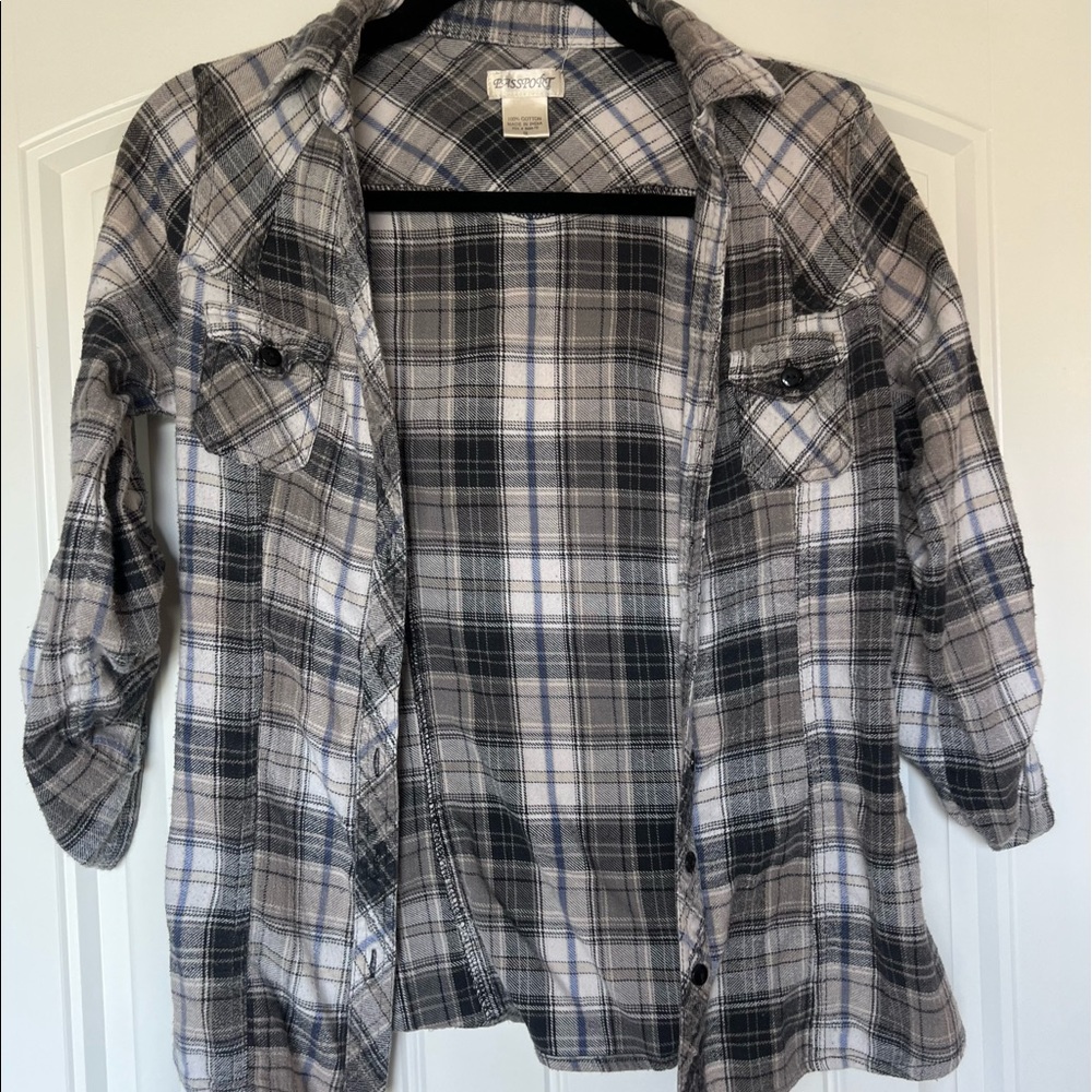 Passport Womens Earthtone Flannel Size XS